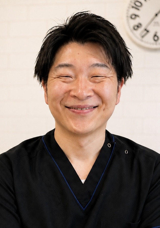 訪問施術を担当する上荒磯泰祐