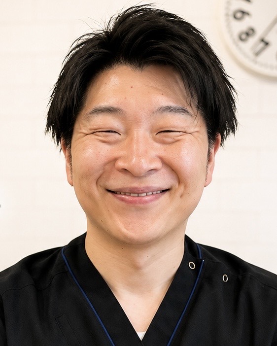 訪問鍼灸マッサージを担当する上荒磯泰祐